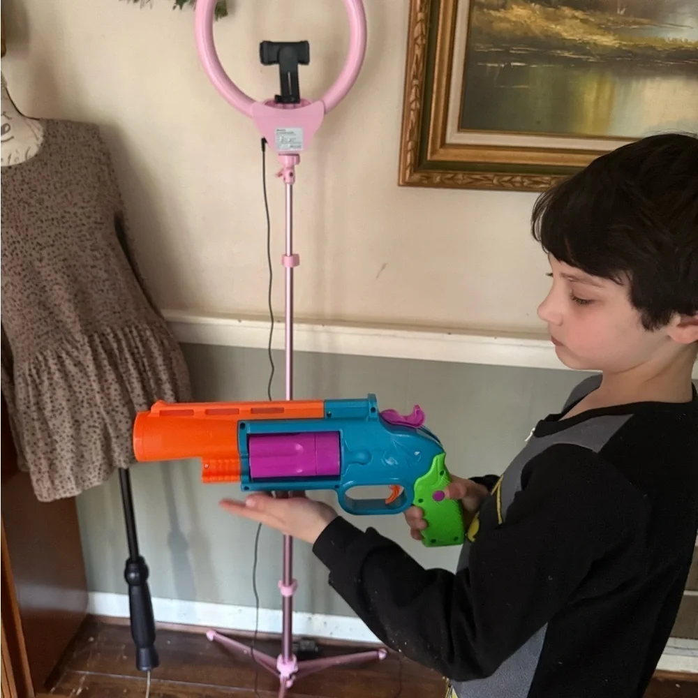 Buzz Bee Big Revolver Colorful Toy Gun